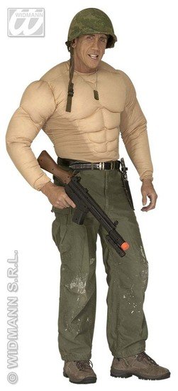 Spierballenshirt Bodybuilder kostuum afbeelding