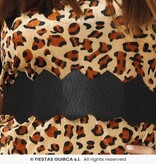 Jurk Holbewoner Troglodyte Panterprint