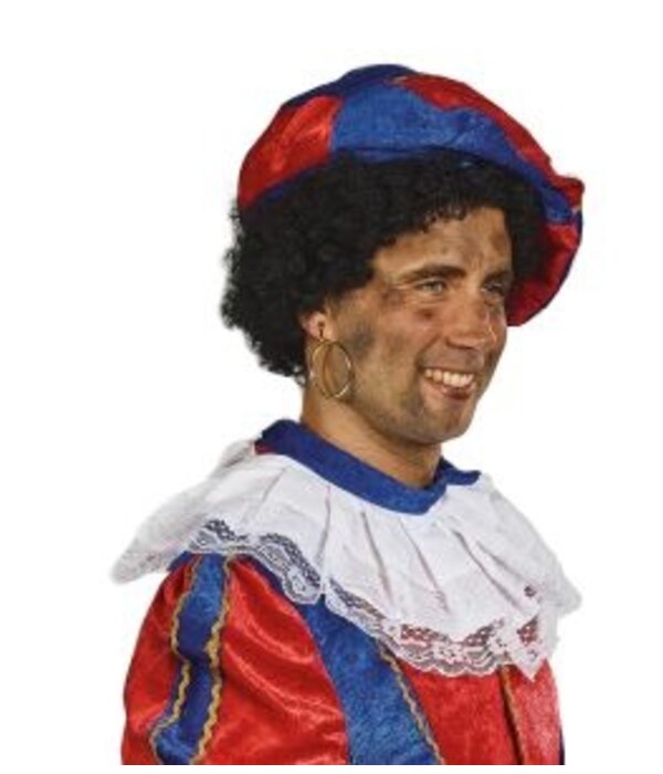 Pietenmuts blauw/rood