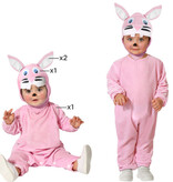 Baby Peuter Konijntje kostuum Roze