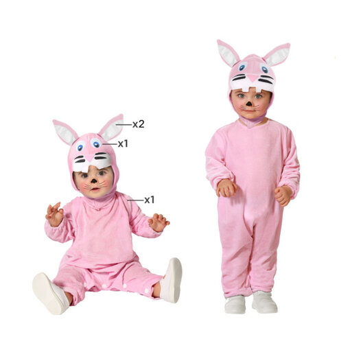 Baby Peuter Konijntje kostuum Roze