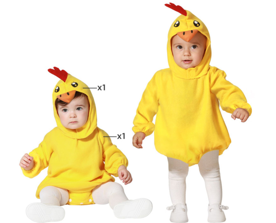 Baby Peuter Kuikenpakje Geel