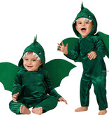 Baby Peuter Groen Drakenpakje