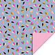 Hearts Duo Blue & Pink Inpakpapier (70x300cm)