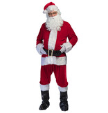 Kerstman S. Claus Kostuum Professional 10-delig (L/XL)