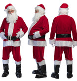 Kerstman S. Claus Kostuum Professional 10-delig (L/XL)