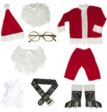Kerstman S. Claus Kostuum Professional 10-delig (L/XL)