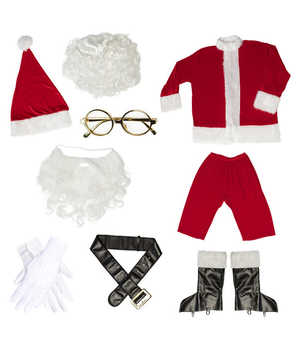 Kerstman S. Claus Kostuum Professional 10-delig (L/XL)