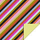 Multi Stripes & Yellow Inpakpapier (70x300cm)