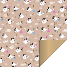 Baby Bird Beige & Gold (70x300cm)