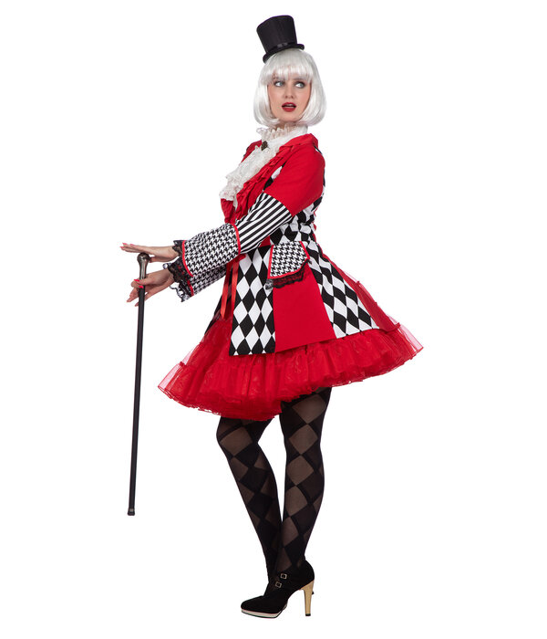 Jas Ruiten rood/wit/zwart Dames Premium