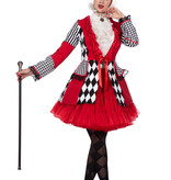 Jas Ruiten rood/wit/zwart Dames Premium