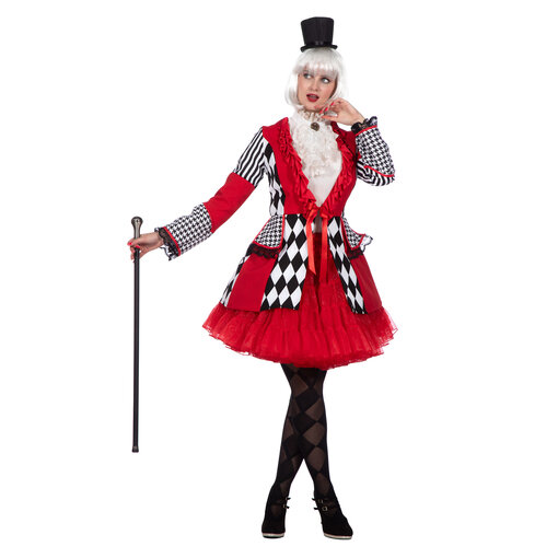 Jas Ruiten rood/wit/zwart Dames Premium