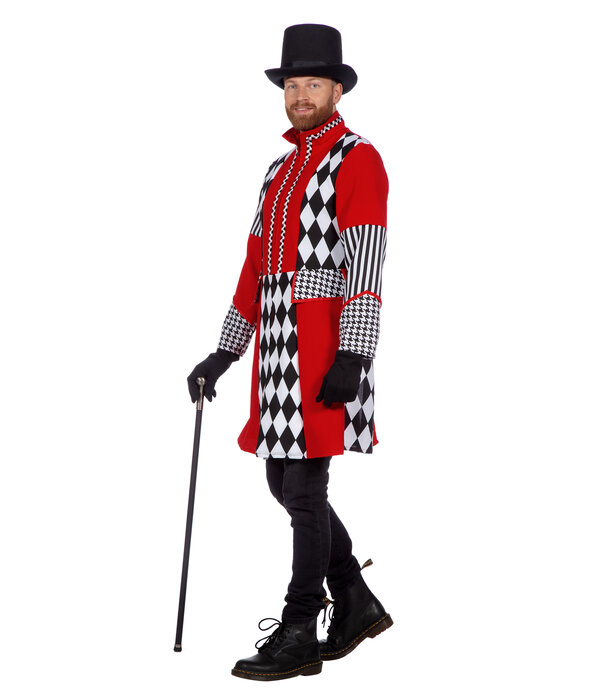 Jas Ruiten rood/wit/zwart Heren Premium