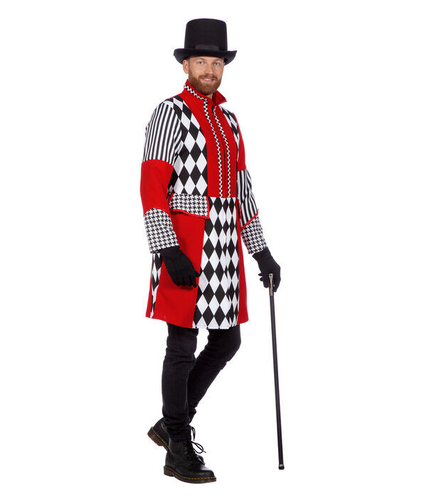 Jas Ruiten rood/wit/zwart Heren Premium