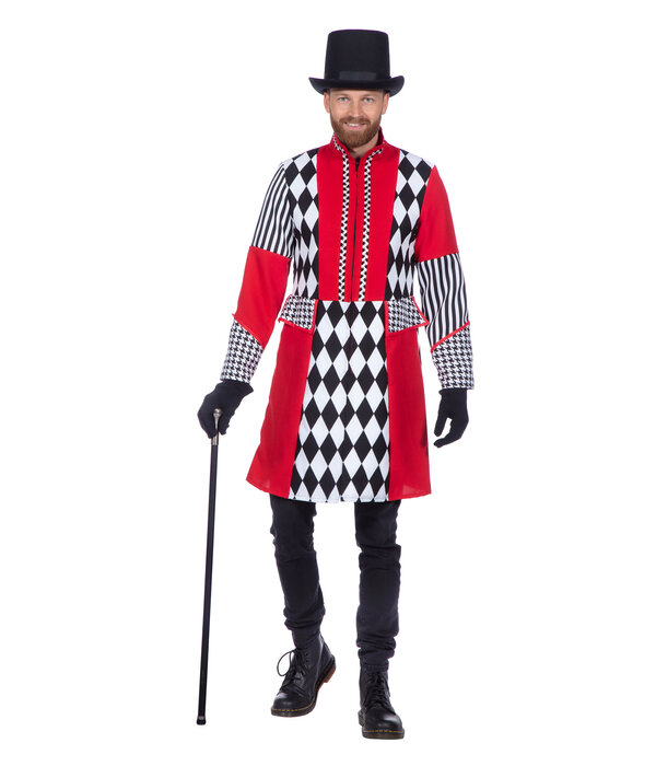 Jas Ruiten rood/wit/zwart Heren Premium