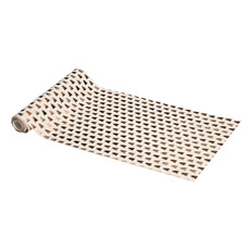 Tafelloper Metallic Kerstbomen Goud/Koper (28cm x 3m)