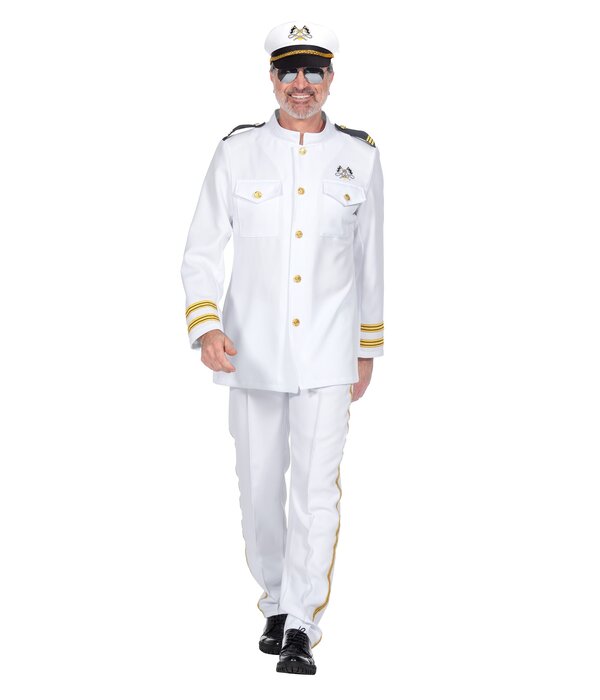 Luxe Navy Officier Kostuum Heren