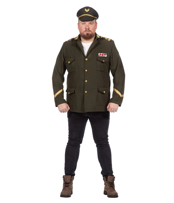Luxe Legerofficier Jas Militair Heren