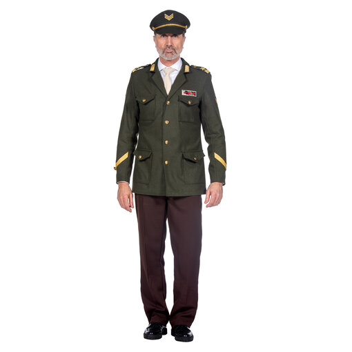 Luxe Legerofficier Jas Militair Heren