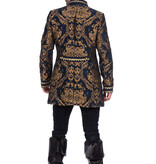 Brokaat Jas Blauw/Goud Heren Premium