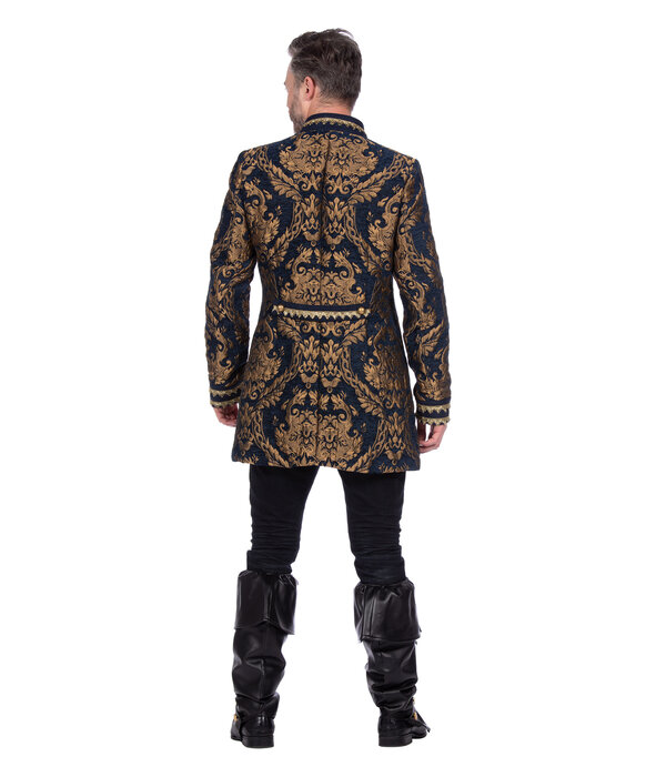 Brokaat Jas Blauw/Goud Heren Premium