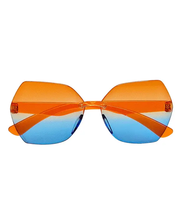 Party Bril Woodstock Glasslook