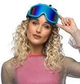 Party Skibril Neon Blauw