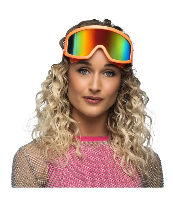 Party Skibril Neon Oranje