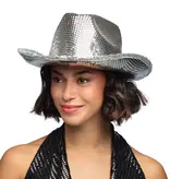 Hoed Groovy Zilver Volwassenen