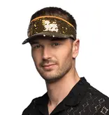 Zonneklep Blitz Pailletten Goud