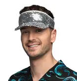 Zonneklep Blitz Pailletten Zilver