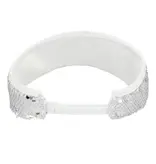 Zonneklep Blitz Pailletten Zilver