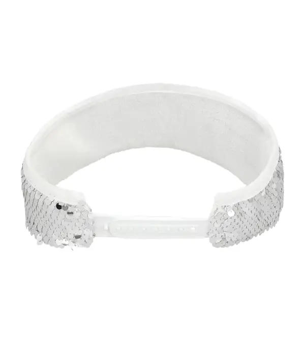 Zonneklep Blitz Pailletten Zilver