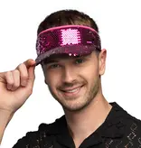 Zonneklep Blitz Pailletten Fuchsia