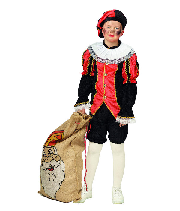 Pieten kostuum kind 4-delig Pepe