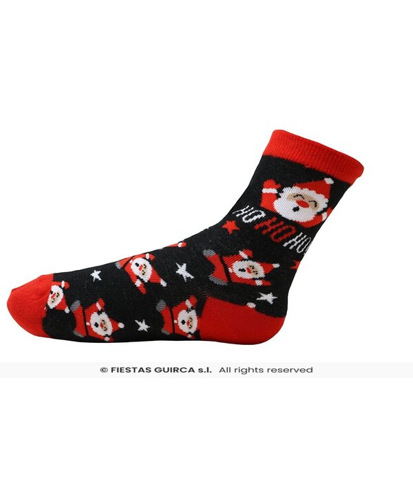 Kerstsokken Kertman Ho Ho Ho! Kind Zwart