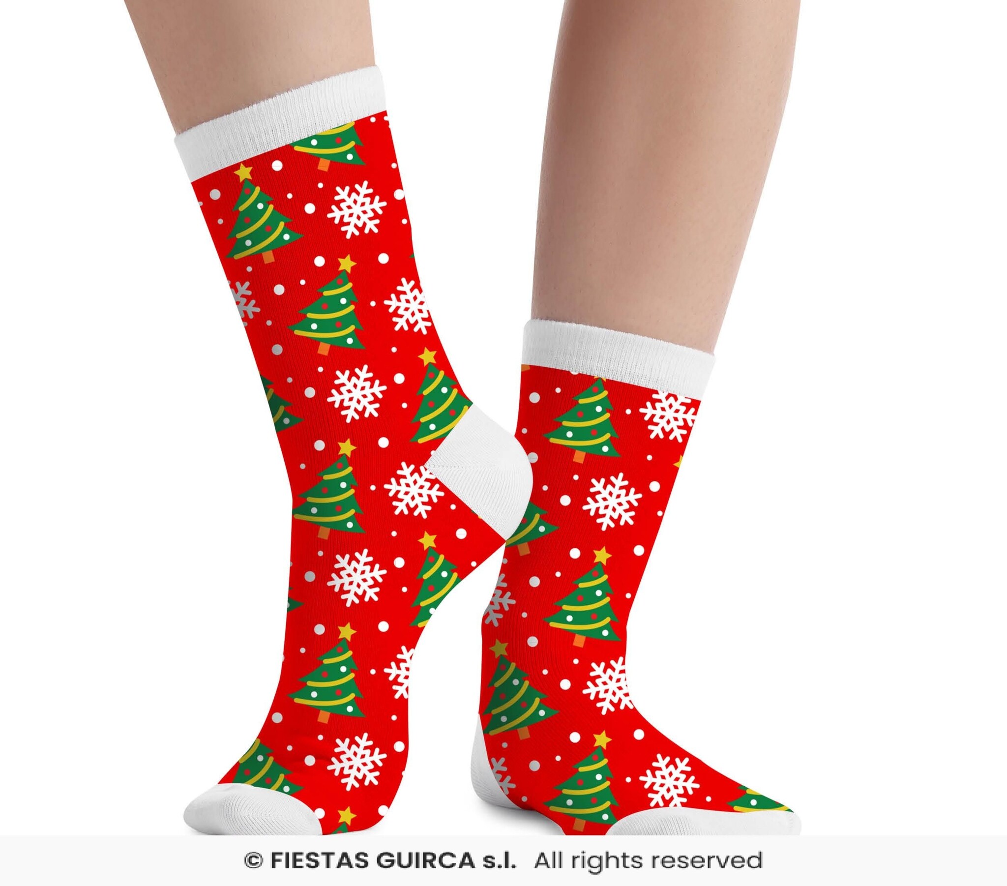 Kerst Sokken Kerstboom Kind Rood