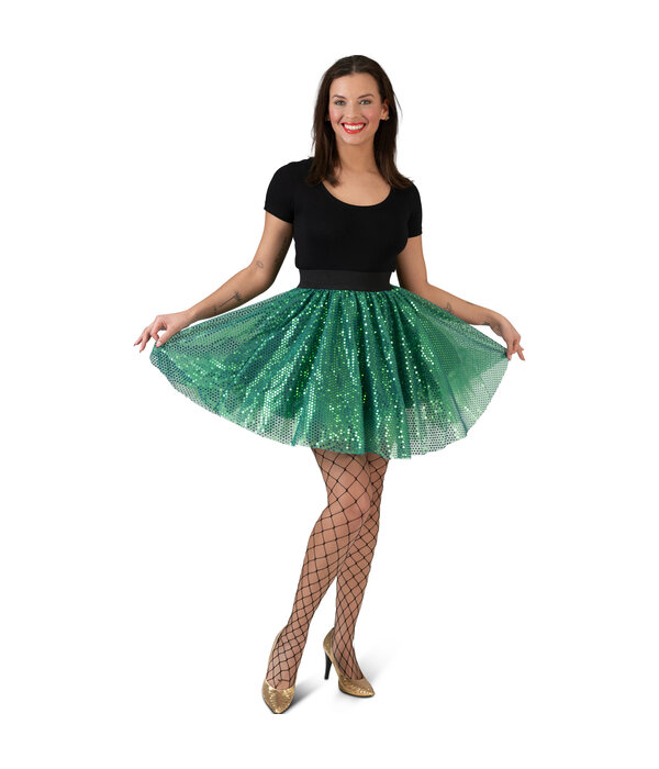 Rok Pailletten Groen