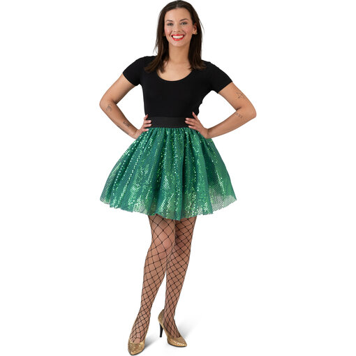 Rok Pailletten Groen