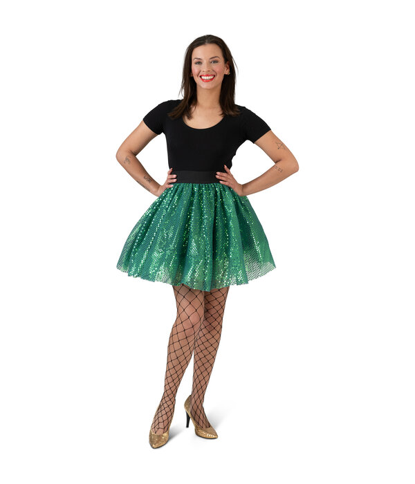 Rok Pailletten Groen