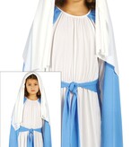 Maria Verkleedkleding Meisje Blauw/Wit