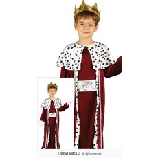 Magisch Verkleedpak Koning Kind Rood
