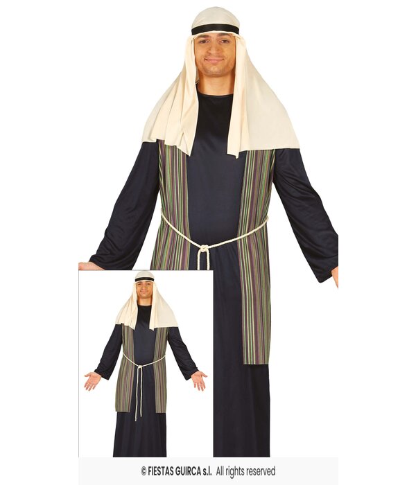 Herders Kostuum Heren Saint Joseph Blauw