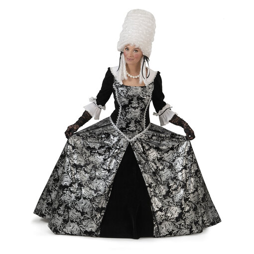 Zilveren Barok Damesjurk Premium