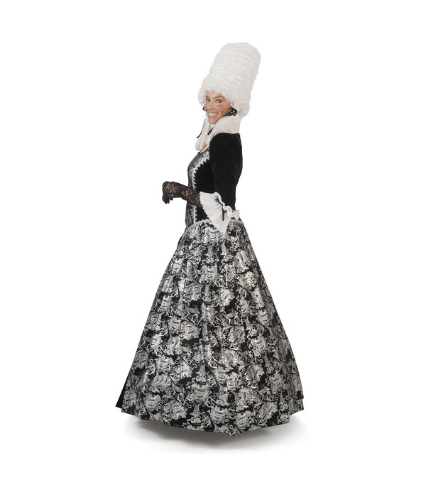 Zilveren Barok Damesjurk Premium