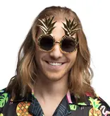 Partybril Ananas Metallic Goud