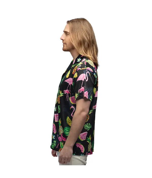 Hawaii Blouse Swinging Flamingo Heren