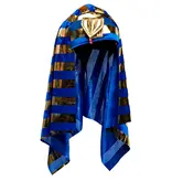 Hoed Farao Blauw/Goud Lang
