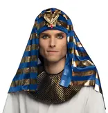 Hoed Farao Blauw/Goud Lang